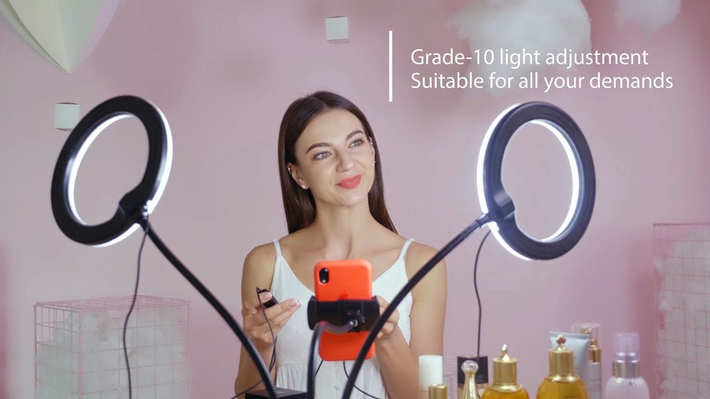 亚马逊美颜灯产品宣传视频